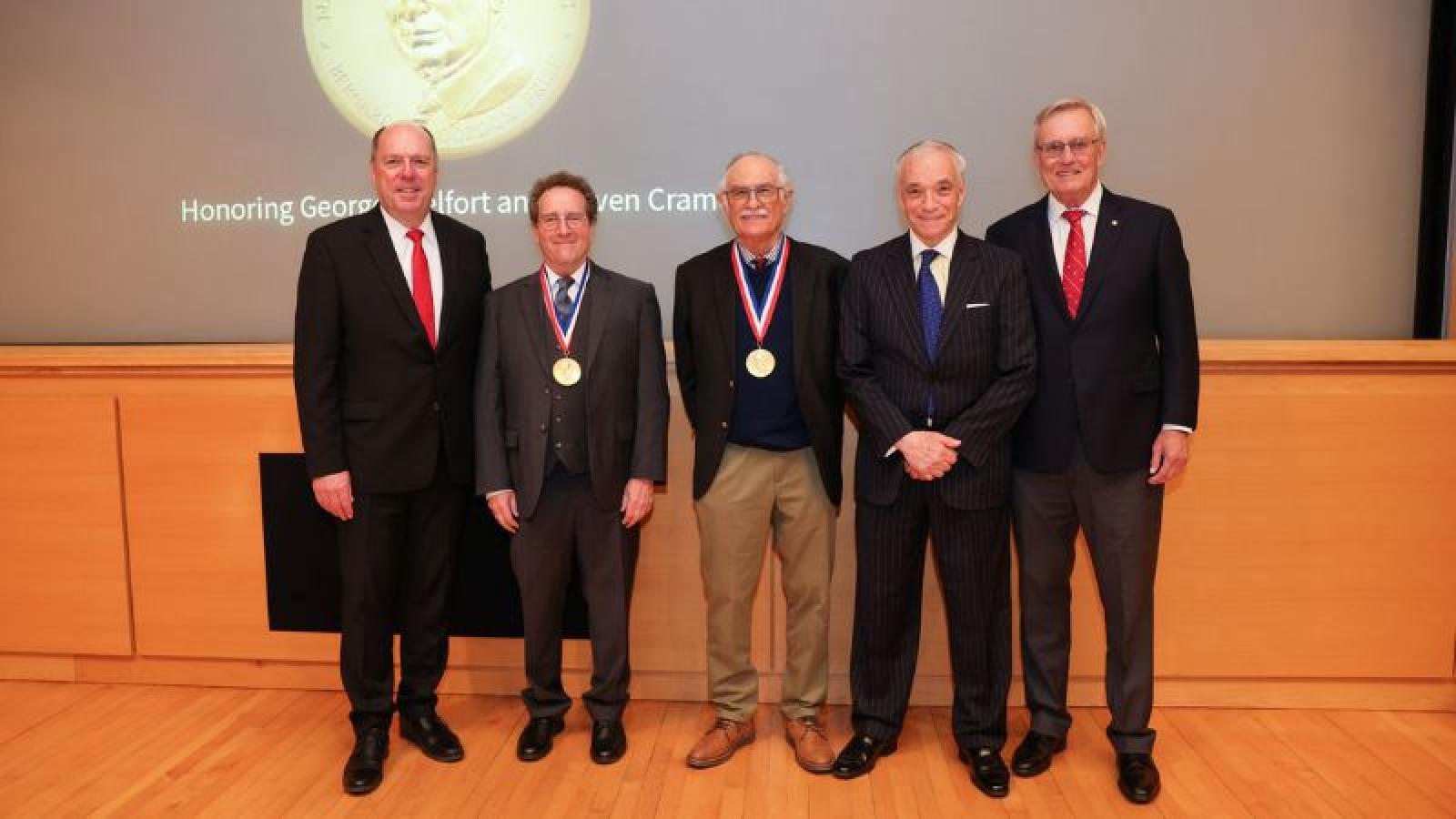 President Martin A. Schmidt, Steven Cramer, Georges Belfort, Alex Van Adzin, John L. Anderson