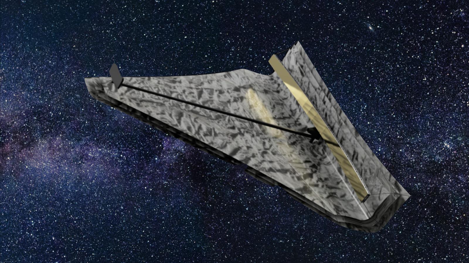 Space telescope illustration