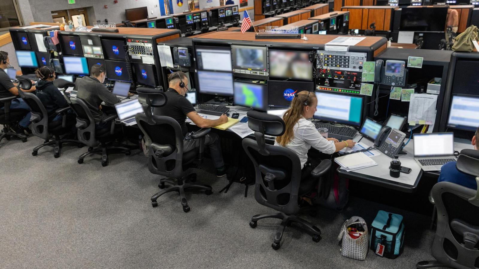 NASA control room