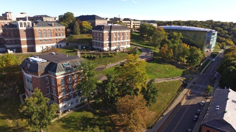 Campus aerial shot
