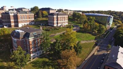 Campus aerial shot